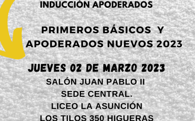 Inducción Apoderados Nuevos
