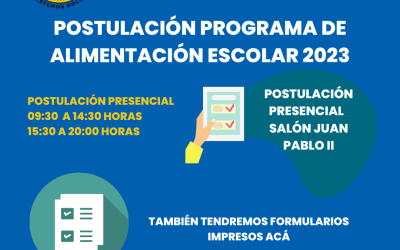 Segundo proceso de postulación PAE 2023