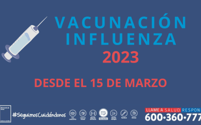 Próximo proceso de vacunación influenza 2023