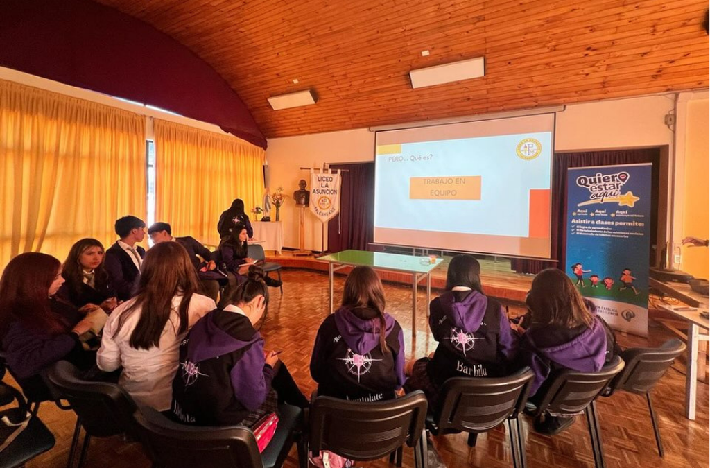 ¡Comenzamos el programa de formación de líderes en el Liceo La Asunción!